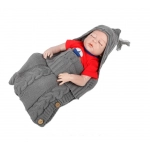 Warm Thick Knitted Baby Robes Sleeping Bag Cute Winter Baby Clothing Sleepwear For Girls Boys Sleeper 0-12 months