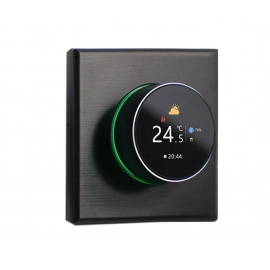 WiFi Smart Thermostat Rotary Heating Thermostat with Backlight/Temperature/Sensor/Time Temperature Calibration Adjustment